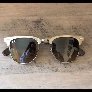 Ray-Ban polarized gunmetal clubmaster